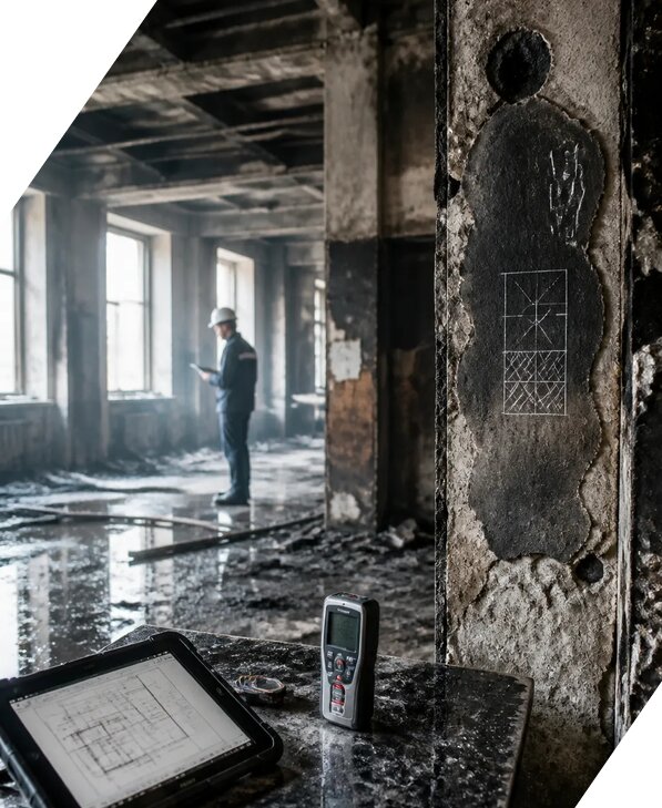 Обследование зданий после пожара в Вологде от 15408 р. | ЭкспертизаРоссия